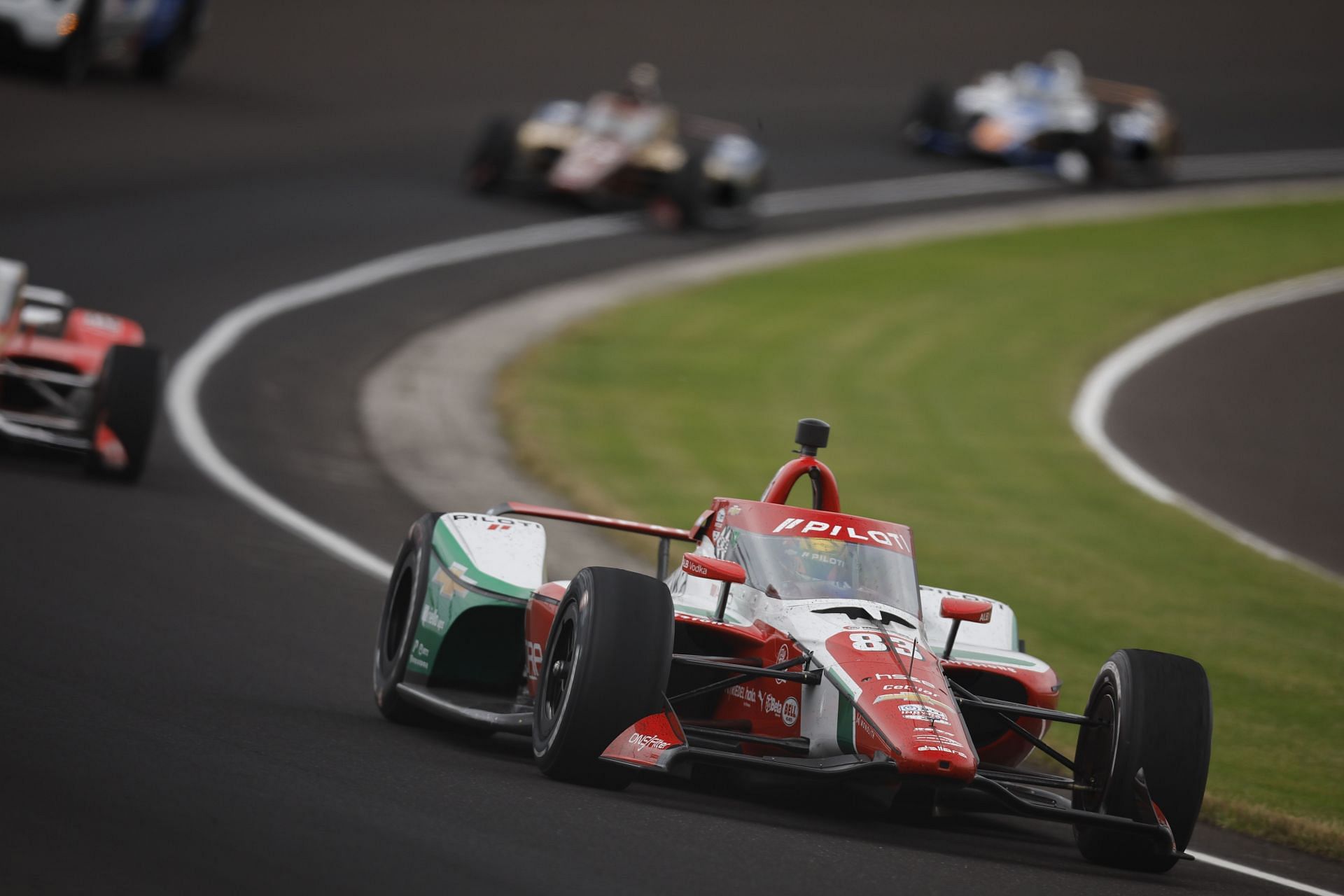 Robert Shwartzman drives his No. 83 Chevy at the 109th Running Of The Indianapolis 500 - Source: Getty